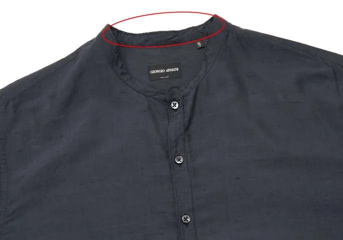 ジョルジオ アルマーニGIORGIO ARMANI ブロークン加工デザインシルク