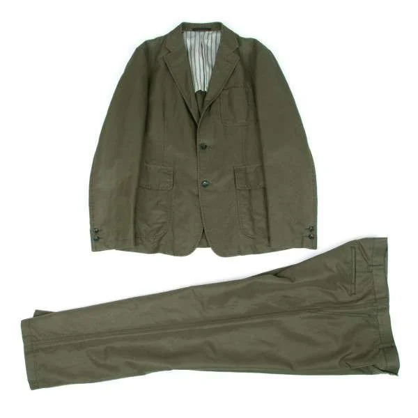 コムデギャルソンオムCOMME des GARCONS HOMME コットンリネン洗い加工セットアップスーツ