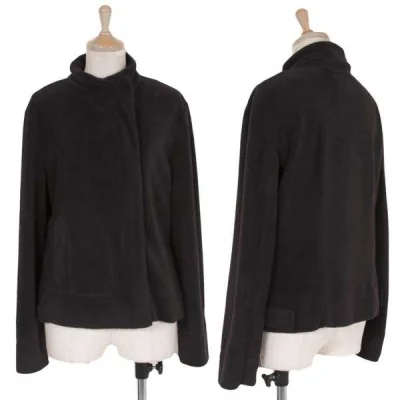 【SALE】ワークショップWXYZ work shop モコモコジップアップジャケット 墨黒