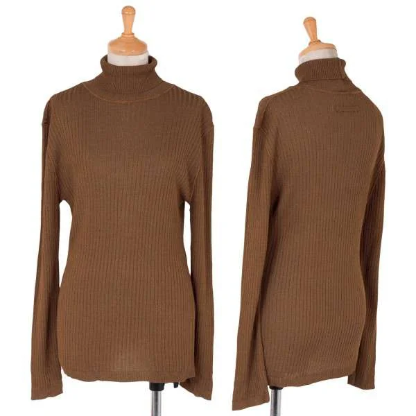 【SALE】ジャンポールゴルチエ ファムJean Paul GAULTIER FEMME レーヨンナイロンラメ糸タートルネックリブニット
