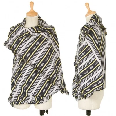 【SALE】新品！ジュンヤワタナベ コムデギャルソンJUNYA WATANABE COMME des GARCONS ジャガードストライプデザインカットソー