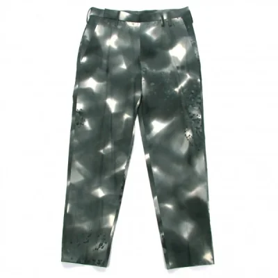 【SALE】ヨウジヤマモト プールオムYohji Yamamoto POUR HOMME 染めデザインコットンパンツ