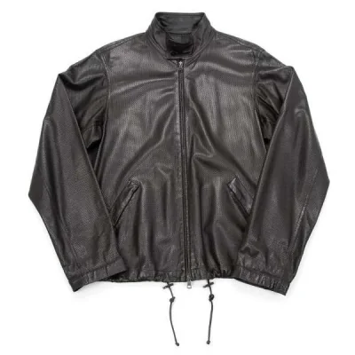 【SALE】グッチGUCCI パンチングレザージップブルゾン