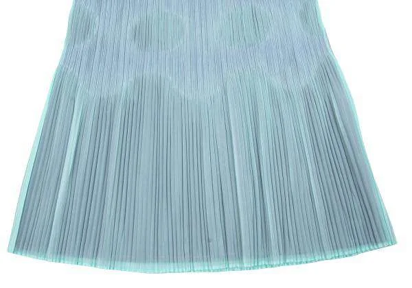 (SALE) PLEATS PLEASE Polka dot pleated scheme skirt K-29206_006