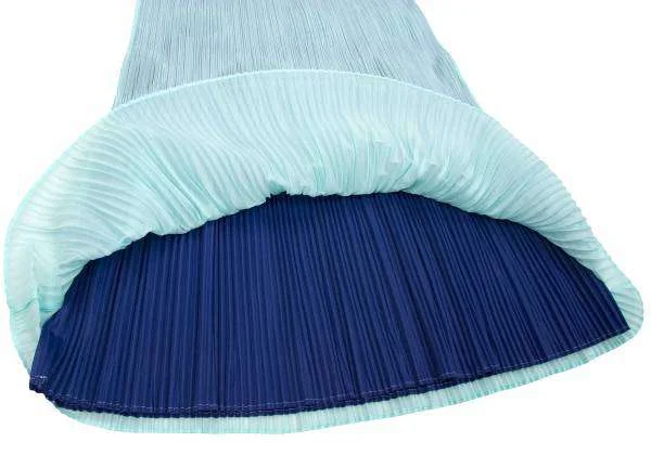 (SALE) PLEATS PLEASE Polka dot pleated scheme skirt K-29206_007