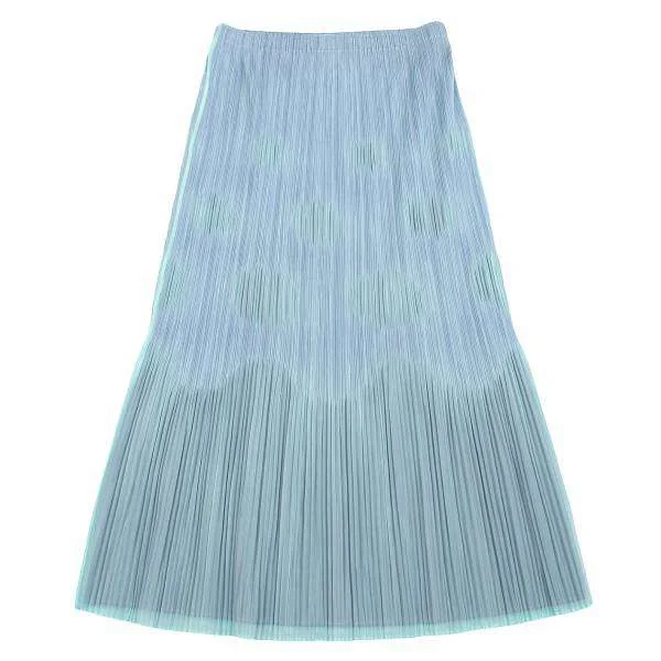 (SALE) PLEATS PLEASE Polka dot pleated scheme skirt K-29206_009