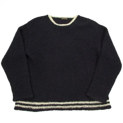 【SALE】ワイズフォーメンY's for men ウールもこもこ配色ニットセーター