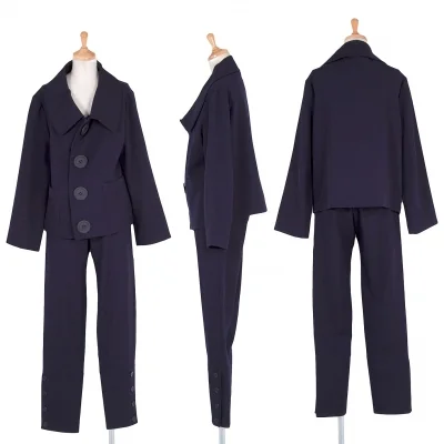 リミフゥLIMI feu ウールギャバデカボタンセットアップスーツ 紺