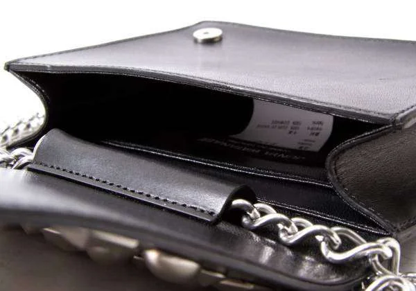 ジュンヤワタナベJUNYA WATANABE スタッズレザーミニポーチ 黒 (K-30124)