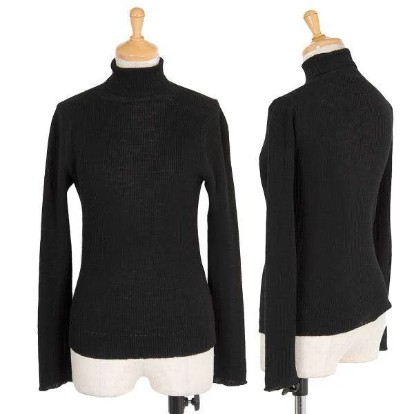 トリコ コムデギャルソンtricot COMME des GARCONS ハイネックウールリブセーター