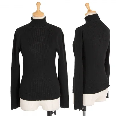 トリコ コムデギャルソンtricot COMME des GARCONS ハイネックウールリブセーター