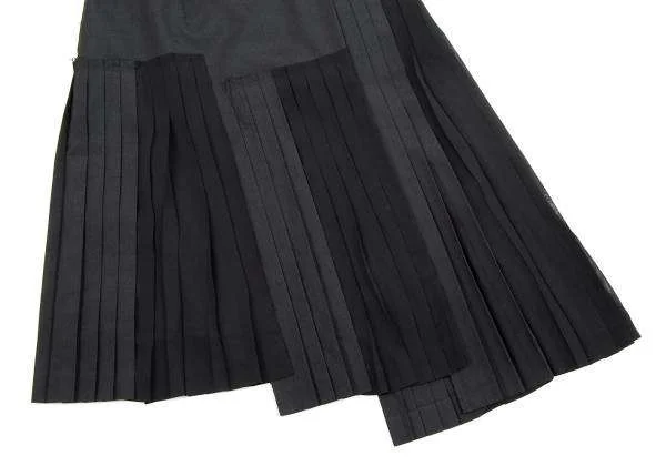 (SALE) A/T Sheer Fabric switching skirt K-30797_005