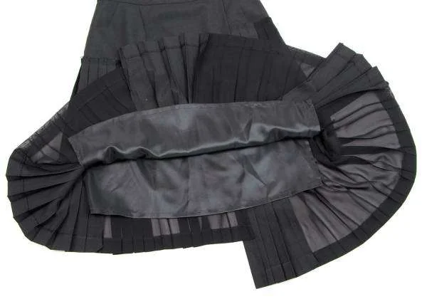 (SALE) A/T Sheer Fabric switching skirt K-30797_006