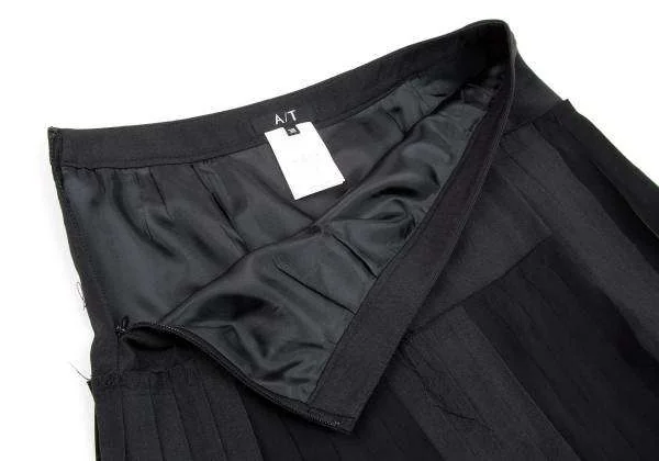 (SALE) A/T Sheer Fabric switching skirt K-30797_007