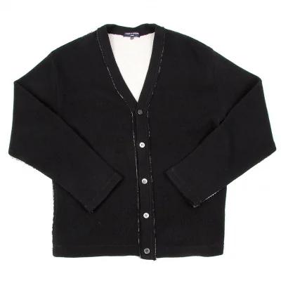 コムデギャルソン オムCOMME des GARCONS HOMME 断ち切りコットンウールカーディガン