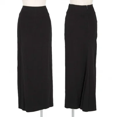 【最終値下げ】ヨウジヤマモト ファムYohji Yamamoto FEMME コットンリネンバックジップロングスカート