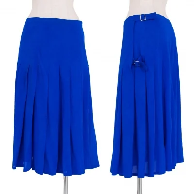 【SALE】ヨウジヤマモト ノアールYohji Yamamoto NOIR シルクシフォンプリーツ巻きスカート