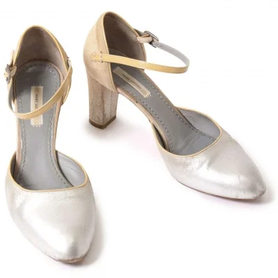 【600SALE】マークジェイコブスMARCJACOBS ストラップデザインパンプス 37（23.5位）【返品不可】