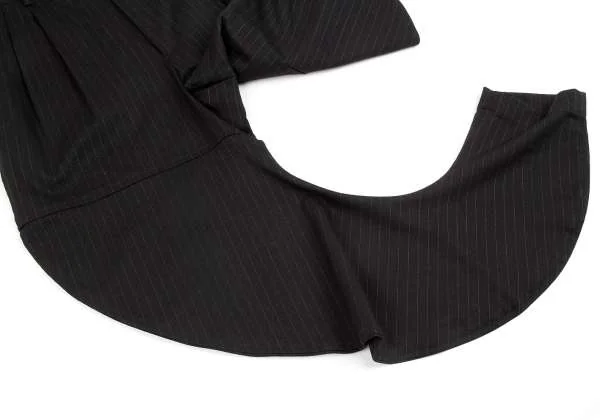 コムデギャルソンCOMME des GARCONSストレッチウールストライプ裾