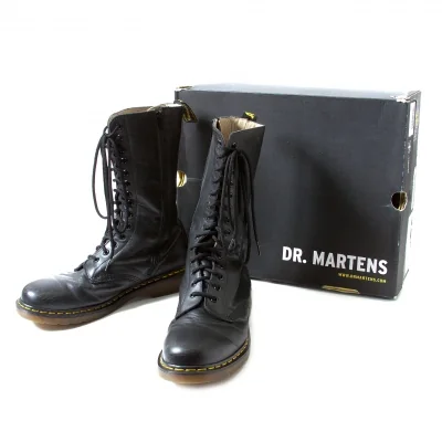 ヨウジヤマモトプールオム×ドクターマーチンYohji Yamamoto POUR HOMME×Dr.Martens 14ホールサイドジップブーツ