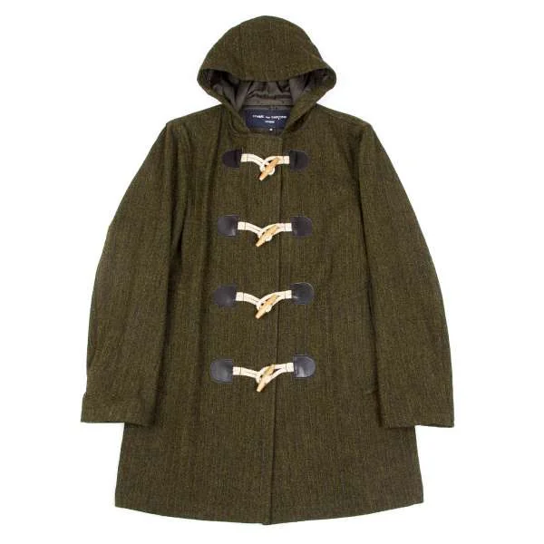 【SALE】コムデギャルソン オムCOMME des GARCONS HOMME ヘリンボーンショートダッフルコート