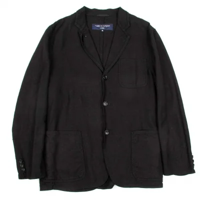【SALE】コムデギャルソン オムCOMME des GARCONS HOMME リネン3Bテーラードジャケット