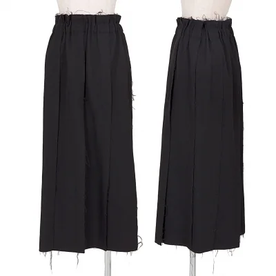 コムデギャルソンCOMME des GARCONS 裁ち切りデザインプリーツスカート