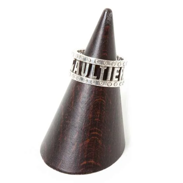 ジャンポールゴルチエJean Paul GAULTIER ロゴリング シルバー7号位 (K