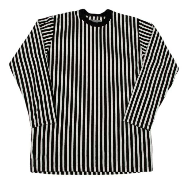 【SALE】ヨウジヤマモト プールオムYohji Yamamoto POUR HOMMEコットンポリパイルストライプカットソー