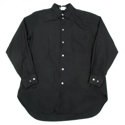 ヨウジヤマモト プールオム Yohji Yamamoto POUR HOMME 胸ポケットコットンシャツ