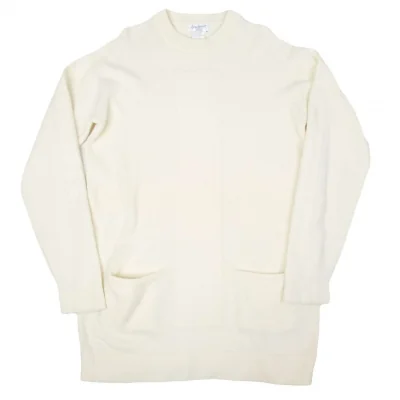 【最終値下げ】ヨウジヤマモト プールオムYohji Yamamoto POUR HOMMEロング丈ウールナイロンニットセーター