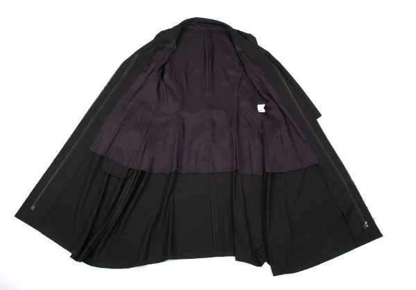 90´s Yohji Yamamoto ウール フードコート 黒 ヨウジヤマモト