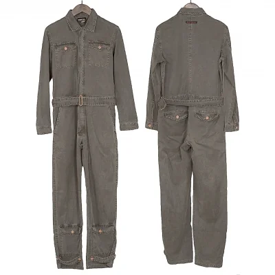 ジャンポールゴルチエJean Paul GAULTIER PARIS コットンフロントジップジャンプスーツ