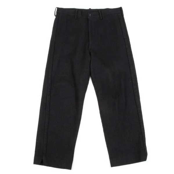 【SALE】ヨウジヤマモト プールオムYohji Yamamoto POUR HOMME 圧縮ウールデザインパンツ