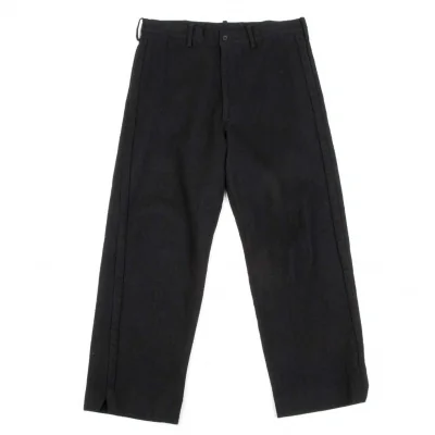【SALE】ヨウジヤマモト プールオムYohji Yamamoto POUR HOMME 圧縮ウールデザインパンツ