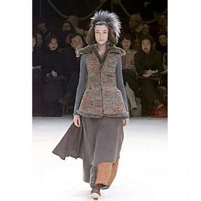 ヨウジヤマモト ファムYohji Yamamoto FEMME ウールシルクモンゴルスカート