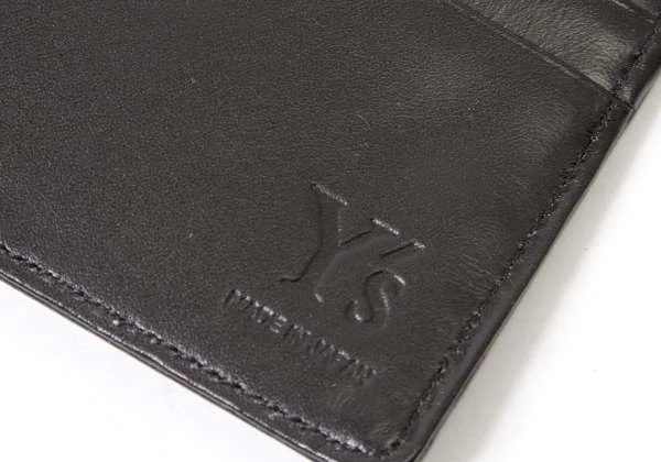 新品!ワイズY's がま口合体レザー長財布 黒 | DCブランド古着