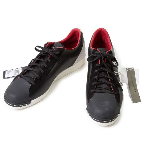 【SALE】新品！ヨウジヤマモト プールオムYohji Yamamoto POUR HOMME YY ZIPPER STAR ジッパースターレザースニーカー