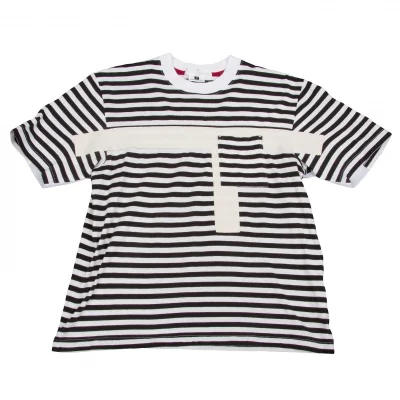 GANRYU Switching pocket short sleeves tops