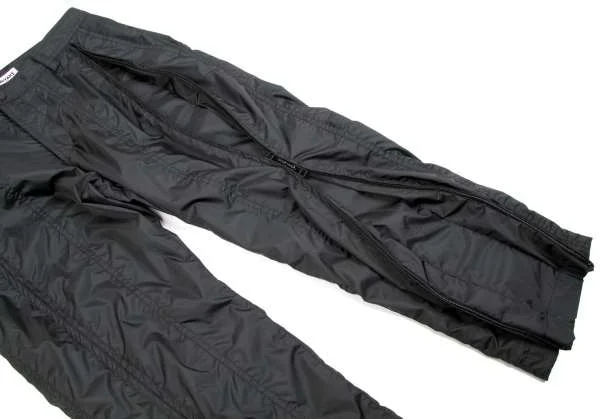 ISSEY MIYAKE Nylon switching zip design pants K-33654_010