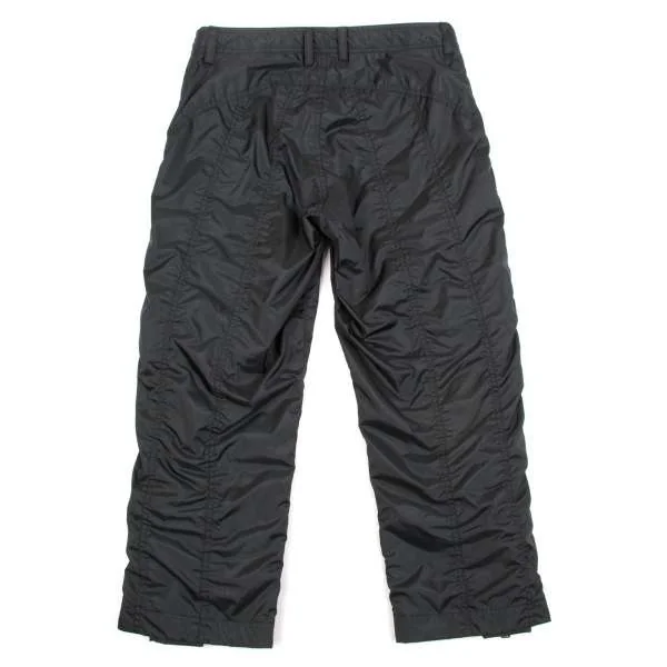 ISSEY MIYAKE Nylon switching zip design pants K-33654_009