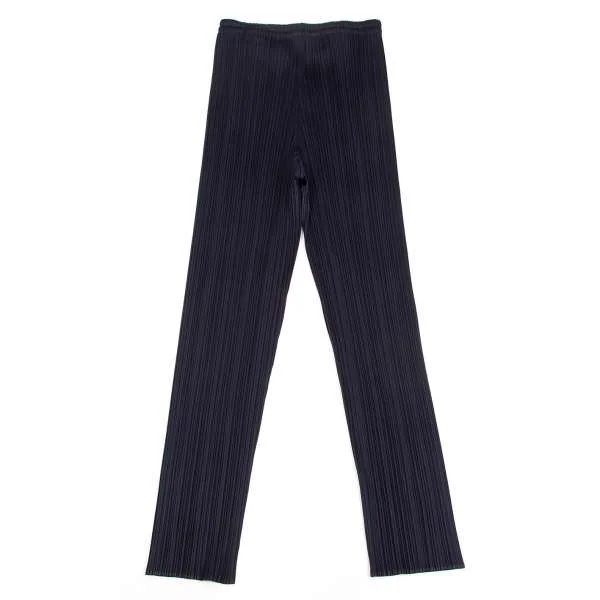 プリーツプリーズPLEATS PLEASE プリーツパンツ 紺4 | DC