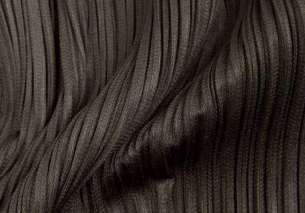 SALE】プリーツプリーズPLEATS PLEASE ハイネックカットソー こげ茶3