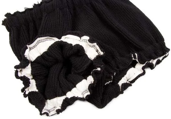 コムデギャルソンCOMME des GARCONS ウールニットキュロット 黒M