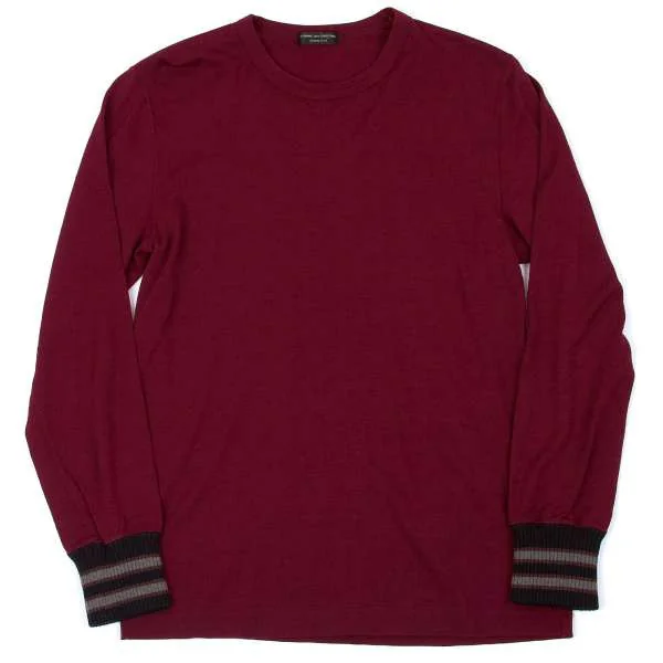 コムデギャルソン オムプリュスCOMME des GARCONS HOMME PLUS 袖リブデザインカットソー