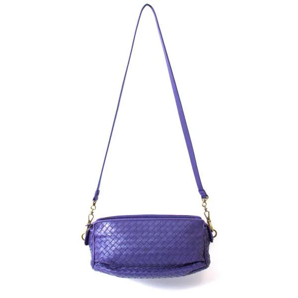 【SALE】ボッテガヴェネタBOTTEGA VENETA イントレチャートレザーショルダーバッグ