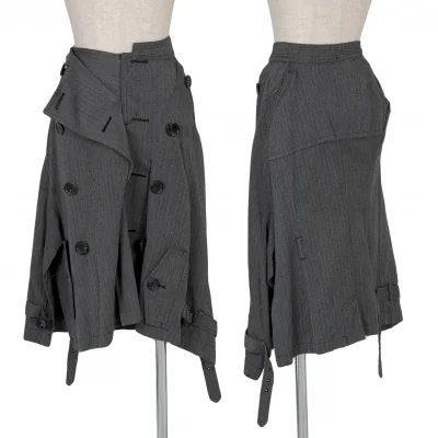 ジュンヤワタナベ コムデギャルソンJUNYA WATANABE COMME des GARCONS トレンチ解体スカート