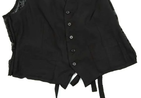 アンドゥムルメステールANN DEMEULEMEESTER シルクレース刺繍切替