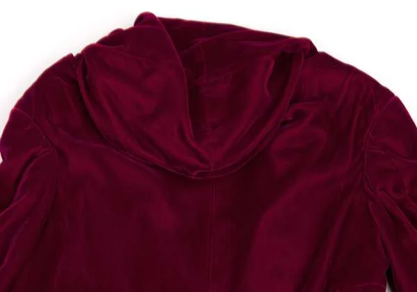 COMME des GARCONS Velor button less Hoodie coat K-34084_013