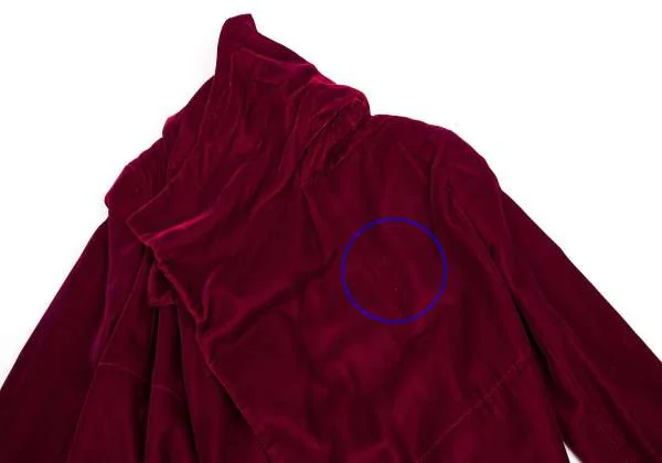 COMME des GARCONS Velor button less Hoodie coat K-34084_004